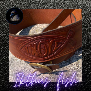 Ikthus fish guitar strap