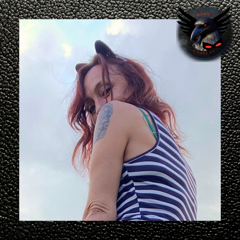 Halloween headband against the sky